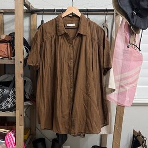 Brown Tunic Top